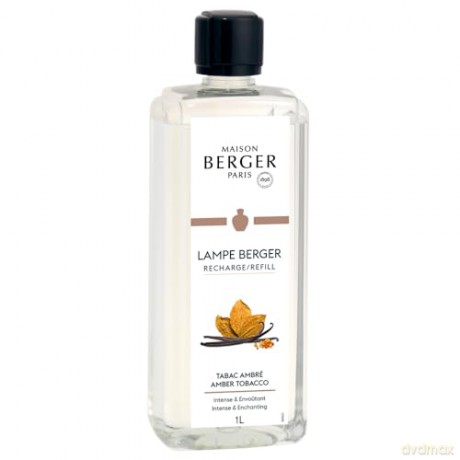 Maison Berger Paris Catalytic lamp refill Amber Tobacco (Lampe Recharge/Refill) - Volume: 1000 ml unisex