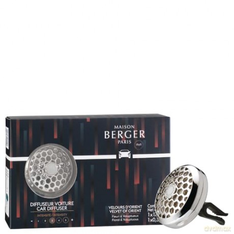 Maison Berger Paris Car diffuser Variation chrome with Velvet of Orient filling Velvet of Orient (Car Diffuser) unisex
