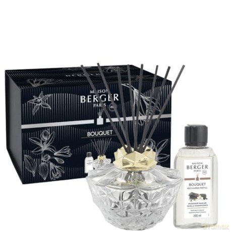 Maison Berger Paris Gift set aroma diffuser Kali transparent + refill Magnificent Vanilla 200 ml unisex