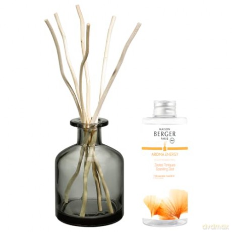 Maison Berger Paris Gift set Aroma Energy diffuser gray + refill Fresh tonic 200 ml unisex