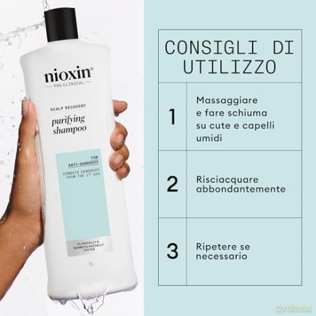 Nioxin Scalp Recovery (Purifying Clean ser Shampoo) - Volume: 1000 ml unisex