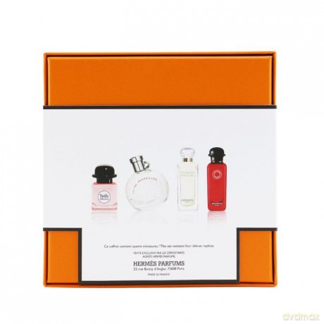 Hermes Miniatury Hermes - EDC 7,5 ml + woda perfumowana 7,5 ml + 2 x woda toaletowa 7,5 ml unisex