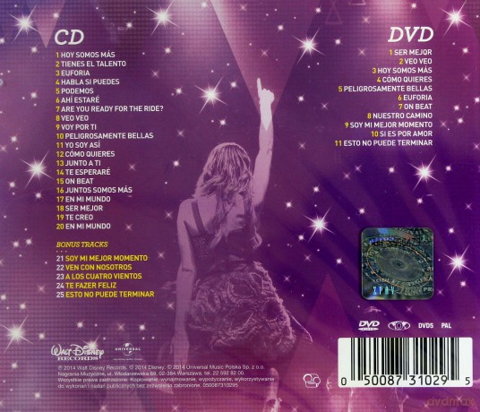 Violetta - En Vivo soundtrack [CD]+[DVD]