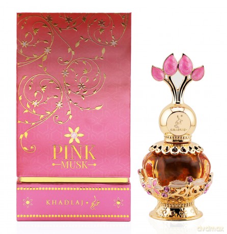 Khadlaj Pink Musk - parfémovaný olej bez alkoholu - Volume: 20 ml dla kobiety