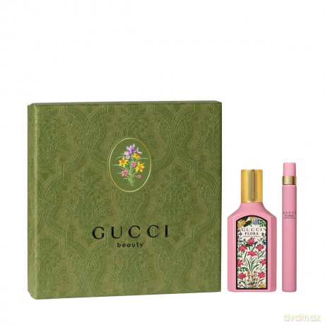Gucci Flora By Gucci Gorgeous Gardenia Spring Edition - woda perfumowana 50 ml + woda perfumowana 10 ml dla kobiety