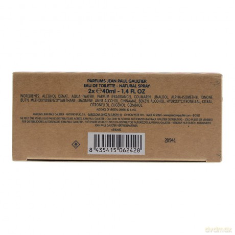 Jean P. Gaultier Le Male - woda toaletowa 2 x 40 ml dla mężczyzny
