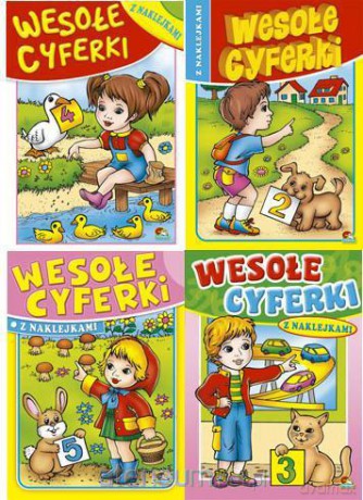 Wesołe cyferki MIX [KSIĄŻKA]