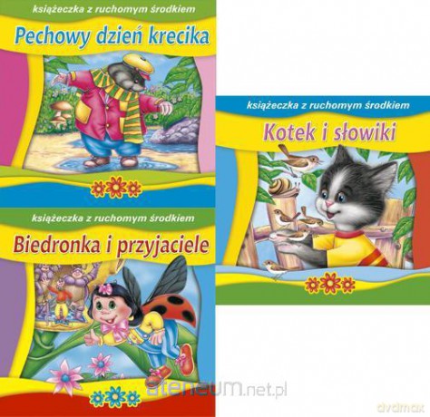 Książeczka z ruchomym środkiem MIX [KSIĄŻKA]
