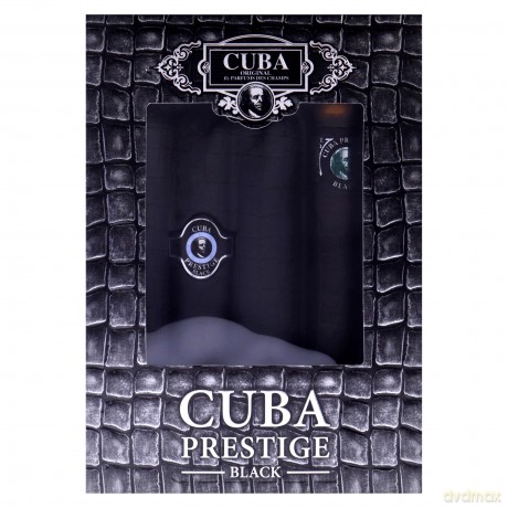 Cuba Prestige Black - woda toaletowa 90 ml + woda toaletowa 35 ml dla mężczyzny