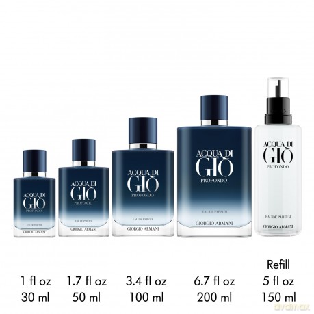 Giorgio Armani Acqua Di Gio Profondo - woda perfumowana (plnitelná) - Volume: 100 ml dla mężczyzny