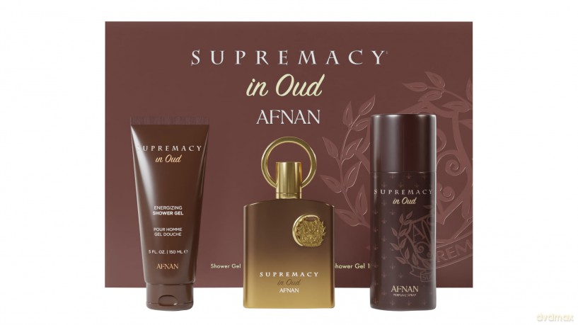Afnan Supremacy In Oud - parfémovaný extrakt 100 ml + sprchový gel 150 ml + deodorant ve spreji 150 ml unisex