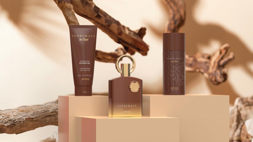 Afnan Supremacy In Oud - parfémovaný extrakt 100 ml + sprchový gel 150 ml + deodorant ve spreji 150 ml unisex