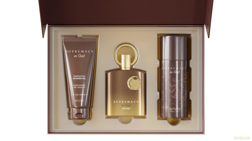 Afnan Supremacy In Oud - parfémovaný extrakt 100 ml + sprchový gel 150 ml + deodorant ve spreji 150 ml unisex