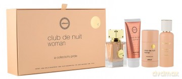 Armaf Club De Nuit Women - woda perfumowana 30 ml + tuhý deodorant 75 ml + krém na ruce 50 ml + vlasový sprej 55 ml dla kobiety