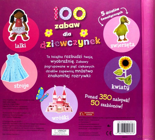100 zabaw dla dziewczynek [KSIĄŻKA]