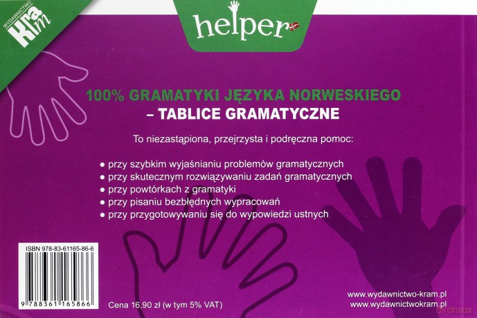 100% gramatyki j. norweskiego Tablice [KSIĄŻKA]