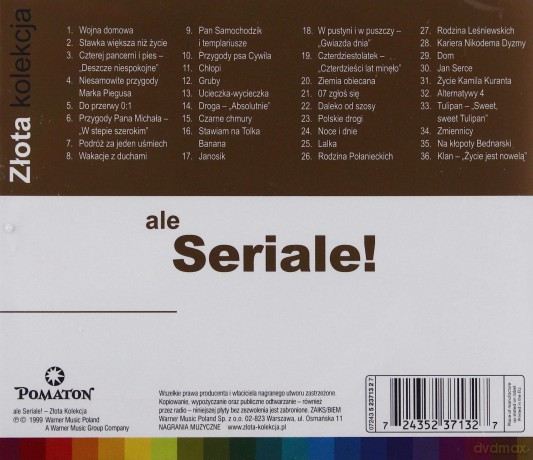 Ale Seriale: Złota Kolekcja [CD]