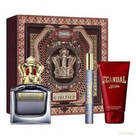 Jean P. Gaultier Scandal For Him - woda toaletowa 100 ml + sprchový gel 75 ml + woda toaletowa 10 ml dla mężczyzny