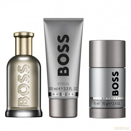 Hugo Boss Boss Bottled - woda perfumowana 100 ml + sprchový gel 100 ml + tuhý deodorant 75 ml dla mężczyzny