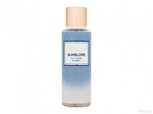 Victoria´s Secret Sunslope Icy Coconut & Amber - tělový závoj - Volume: 250 ml dla kobiety