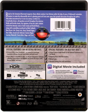 Heavy Metal [Blu-Ray 4K]+[Blu-Ray]
