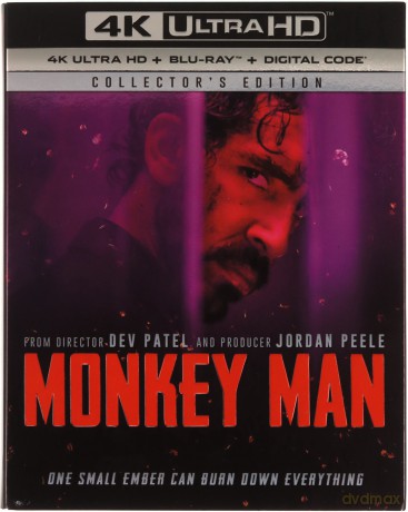 Monkey Man [Blu-Ray 4K]+[Blu-Ray]