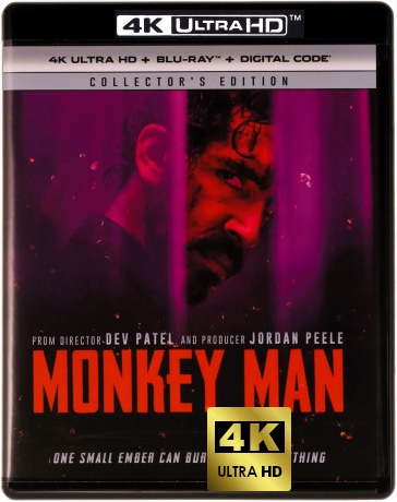 Monkey Man [Blu-Ray 4K]+[Blu-Ray]