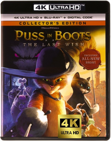 Puss in Boots: The Last Wish (Kot w butach: Ostatnie życzenie) [Blu-Ray 4K]+[Blu-Ray]