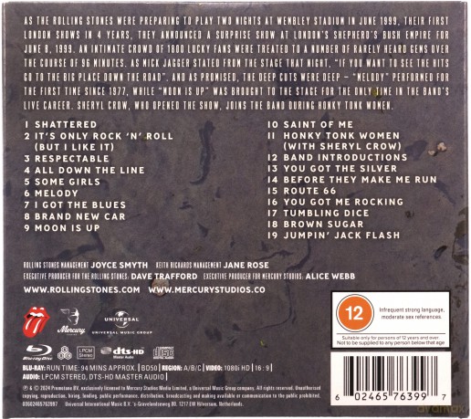 The Rolling Stones: Welcome To Shepherds Bush [Blu-Ray]+[2CD]
