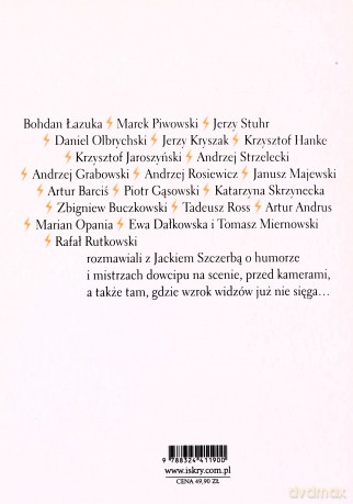 Humor zza kulis. Rozmowy o poczuciu humoru w środowisku nie tylko aktorskim - Jacek Szczerba [KSIĄŻKA]