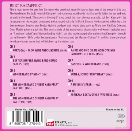 Bert Kaempfert: 10 Original Albums - Milestones Of A Legend [10CD]