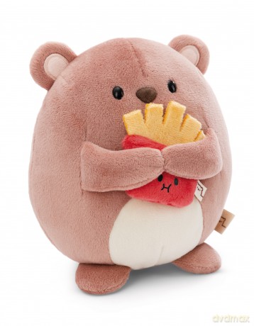 NICI mymochi przytulanka Miś Nomo z frytkami 16cm