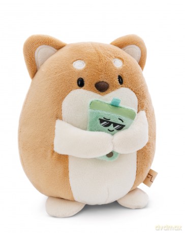 NICI mymochi przytulanka Pies Hiro z bubble tea 16cm
