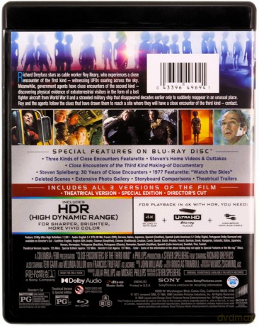 Close Encounters of the Third Kind (Bliskie spotkania trzeciego stopnia) [Blu-Ray 4K]+[Blu-Ray]