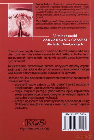 30 minut nauki zarządzania czasem [KSIĄŻKA]