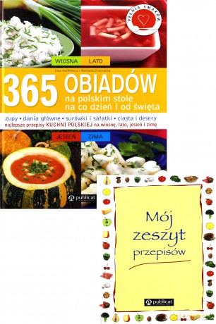 365 obiadów na polskim stole +mój zeszyt przepisów [KSIĄŻKA]
