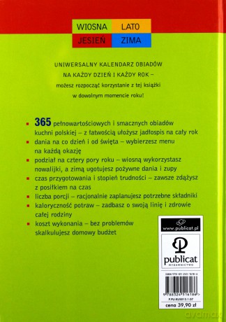 365 obiadów na polskim stole +mój zeszyt przepisów [KSIĄŻKA]