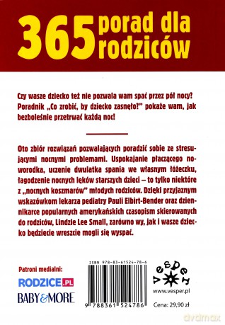 365 porad dla rodz. Co zrobić, by dziecko zasnęło [KSIĄŻKA]