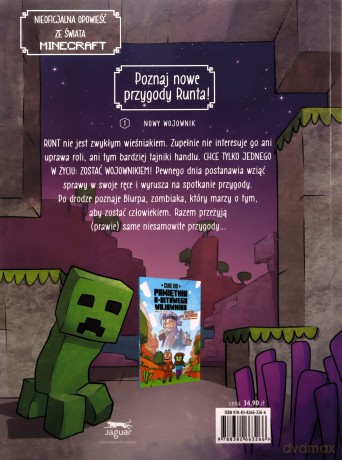 Pamiętnik 8-Bitowego Wojownika Komiks (Tom 1) Nowy Woj - Cube Kid [KSIĄŻKA]