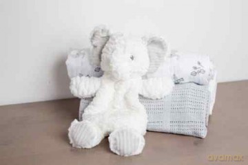 Mary Meyer Afrique Elephant Lovey Comforter Soft Toy, 42055