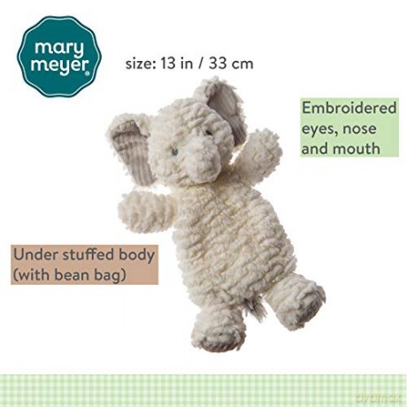 Mary Meyer Afrique Elephant Lovey Comforter Soft Toy, 42055