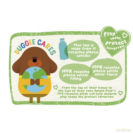 AB Gee abgee 539 2147 Hey Best Friend Duggee Soft Toy, red, 10 x 13 x 23 Centimeters