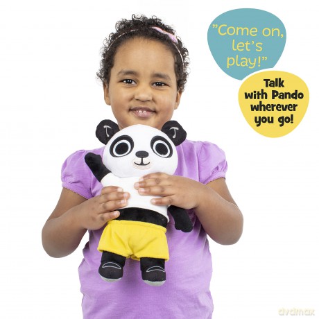 AB Gee abgee 539 3588 EA Talking Pando Soft Toy, red