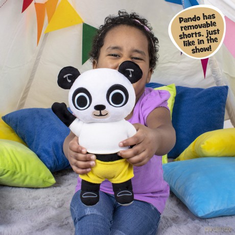 AB Gee abgee 539 3588 EA Talking Pando Soft Toy, red