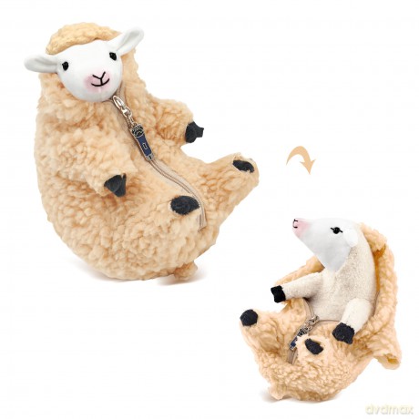 AGRIMONY Cute Shaved Sheep Toys - Kawaii Lamb Plushies Gifts - Fun Funny Mothers Day Easter Valentines Birthday Sheep Plush Gifts for Kids Women Mom Teenage Girls Boys Stuffed Animal Sheep Decor