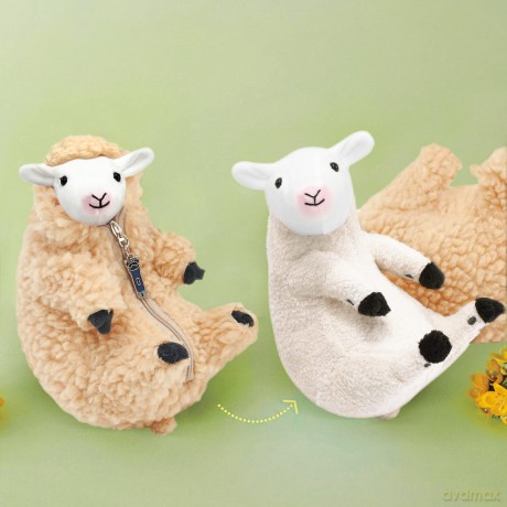 AGRIMONY Cute Shaved Sheep Toys - Kawaii Lamb Plushies Gifts - Fun Funny Mothers Day Easter Valentines Birthday Sheep Plush Gifts for Kids Women Mom Teenage Girls Boys Stuffed Animal Sheep Decor