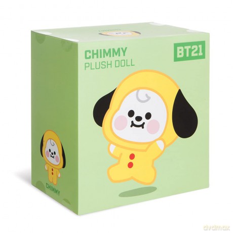 AURORA BT21 Merchandise, Baby Chimmy Sitting Doll 8In, Soft Toy, Yellow