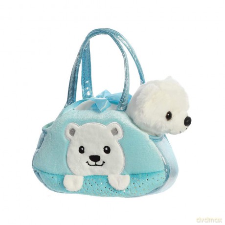 AURORA Fancy Pal Polar Bear Peek-a-Boo 8In 61009 White