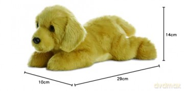 AURORA, 31117, Flopsies Golden Labrador, 12In, Soft Toy, Brown
