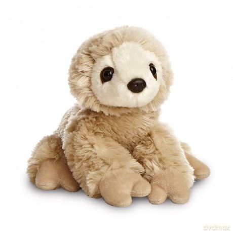 AURORA, 31355, Mini Flopsie Sloth, 8In, Soft Toy, FOR 3 years + Beige, Small